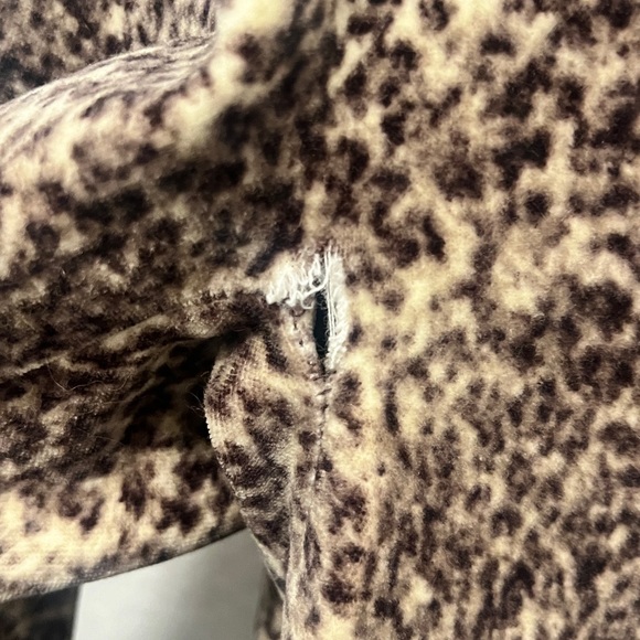 Talbots Vintage Leopard/Cheetah Velvet Jacket - Picture 3 of 6